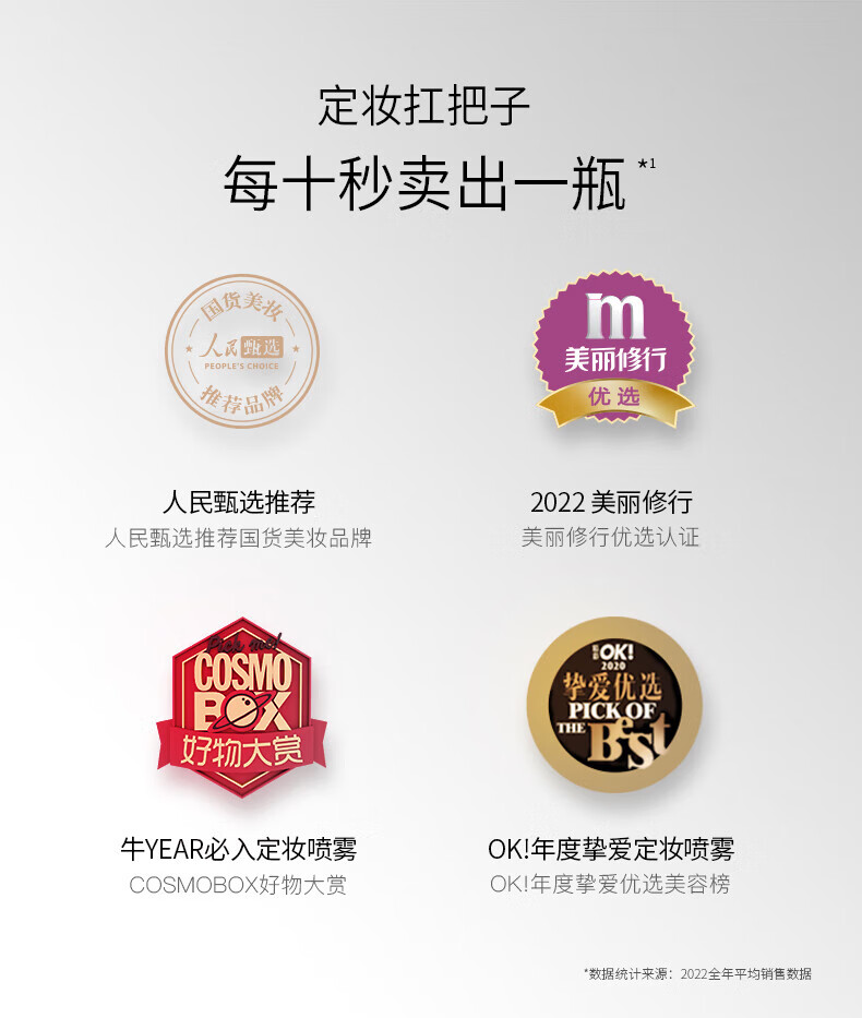 柏瑞美（PRAMY）定妆喷雾持久不脱妆博瑞美定妆喷雾散粉定妆补水保湿控油快速定妆 柔焦雾面100ml【黑瓶】