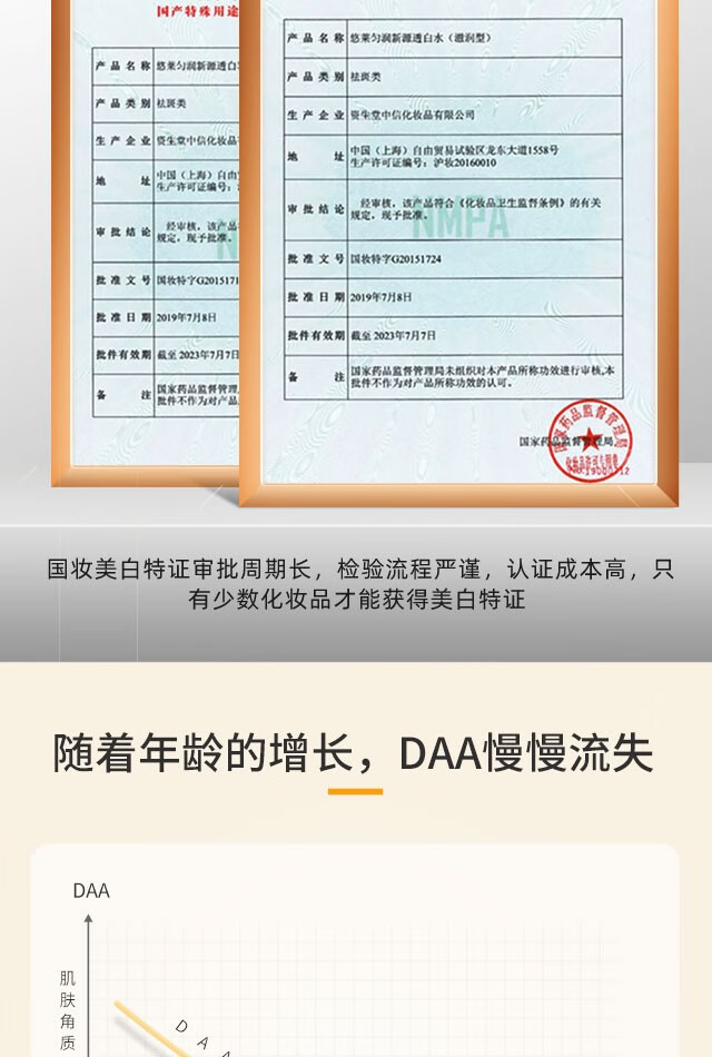 悠莱水乳套装女护肤品补水保湿美白淡斑提亮肤色去黄滋润型 匀润新源透白乳（滋润型）