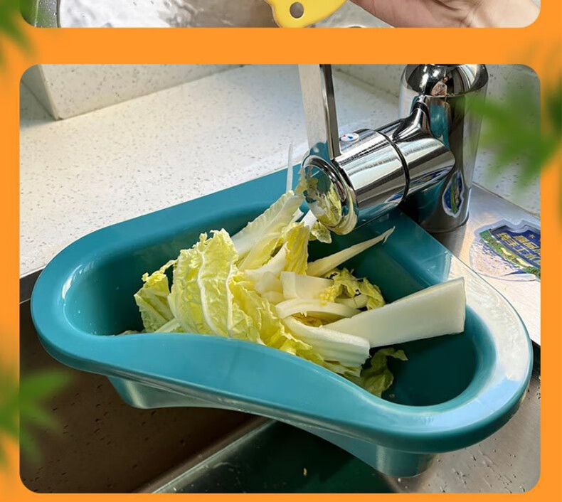 天鹅沥水篮厨房水槽天鹅沥水篮水龙头挂篮塑料加厚家用剩菜脏物过滤