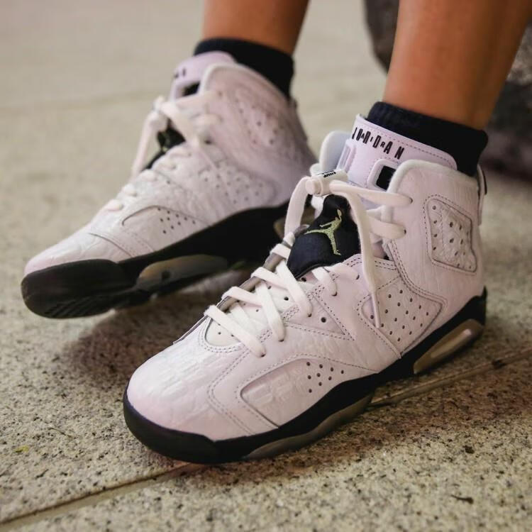 air 6 aj6 脏粉花卉丹宁反射银黑金黑红白鳄鱼巴黎 ct4954-007 黑红