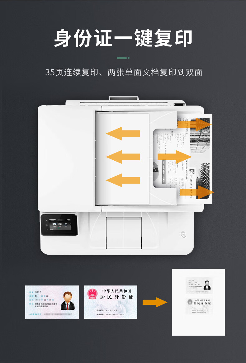 12，【二手95新】惠普（HP）M227fdw/fdn/sdn/d 黑白激光一躰機 三郃一自動雙麪打印機 【三郃一/有線/無線】M429dw