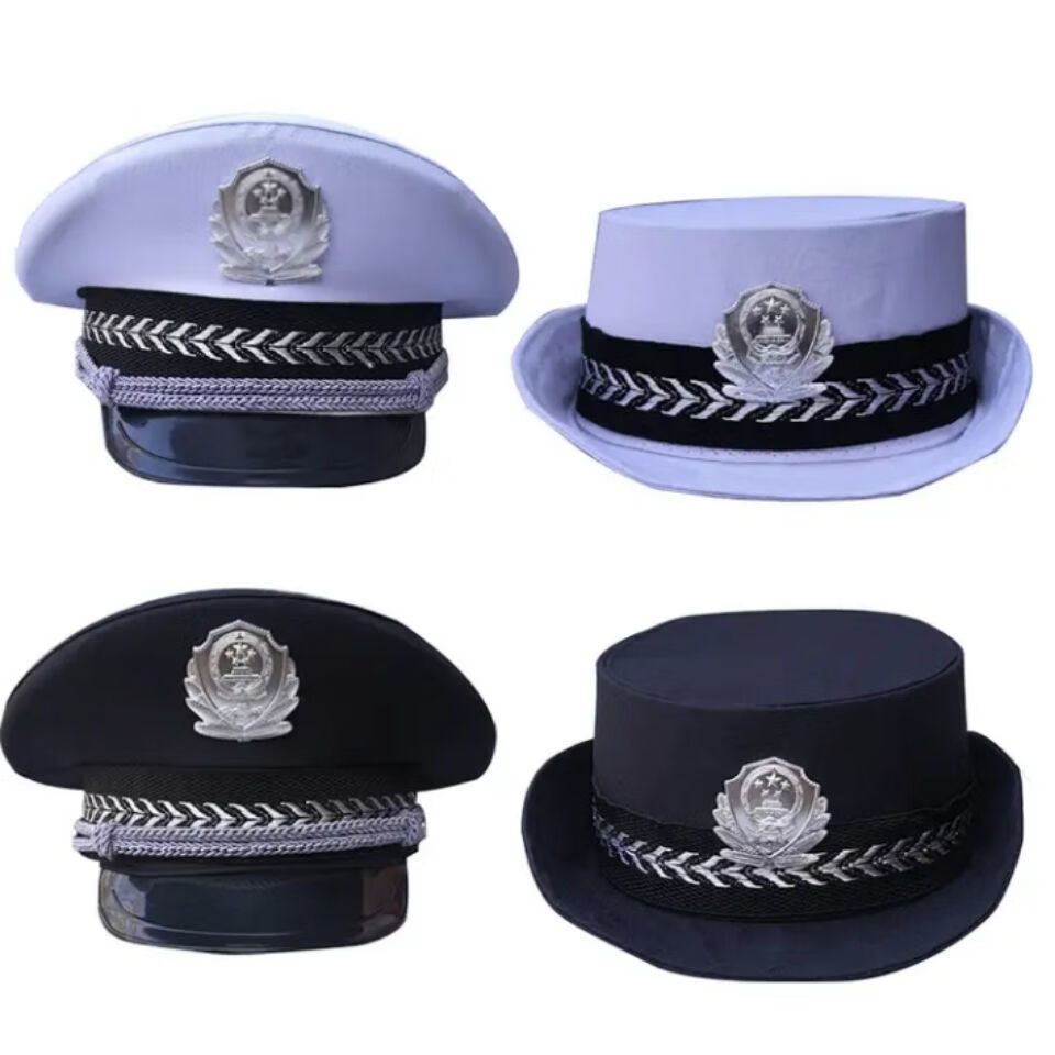 迪士尼旗舰店儿童警察帽警察成人表演演出道具警官帽子六一儿童幼儿园