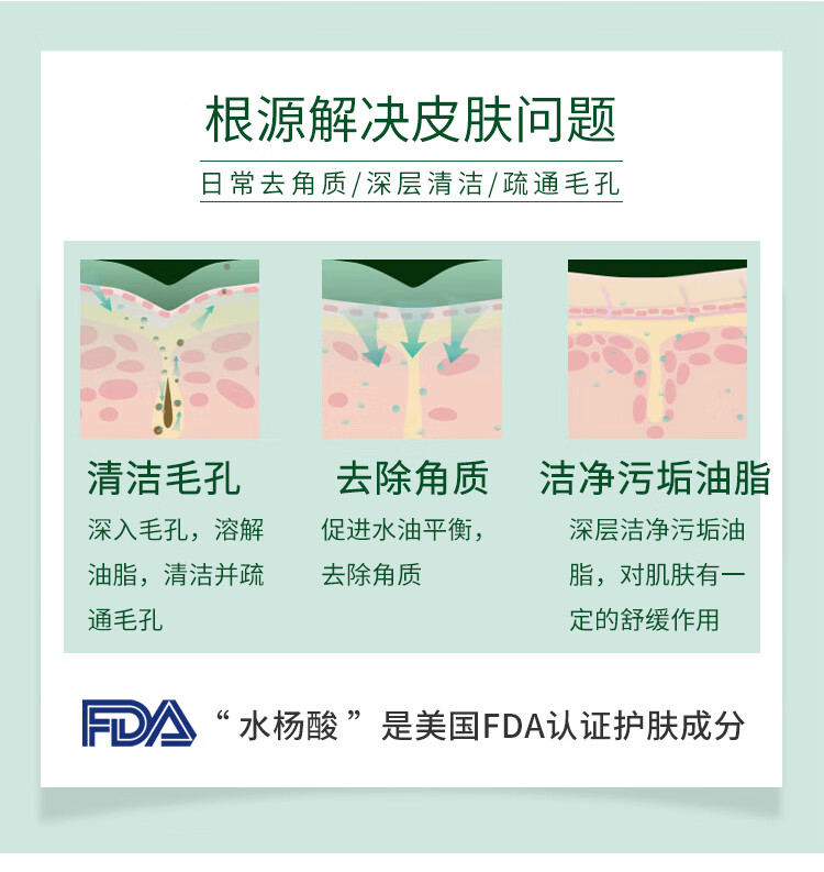 施颜适（Stridex） 温和型0.5%水杨酸净颜棉片 美国进口抗痘黑头粉刺闭口 每罐55片 温和型单罐装