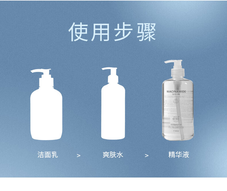 纯草纲目（CHUNCAOGANGMU）烟酰胺精华液补水提亮细致毛孔500ml 500ml
