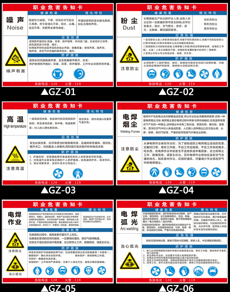 放假氨职业危害告知卡粉尘 噪声 氨气 氨水 氨溶液 柠檬酸职业病危害