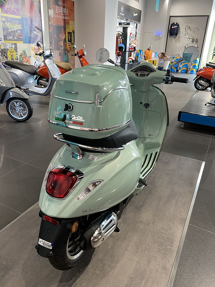 维斯帕vespa150冲刺摩托车尾箱gts300复古后备箱尾架后货架载物vespa