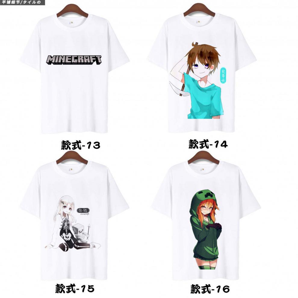 minecraft我的世界游戏同款衣服周边苦力怕娘动漫t恤男女儿童上衣短袖