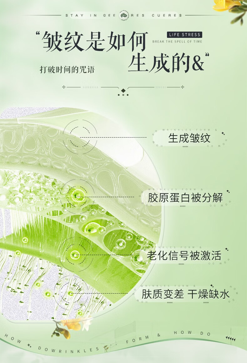 肌琳莎（JILINSHA）白松露酵母抗皱补水保湿护紧致弹嫩精华面部护肤套装 白松露酵母七件套*1盒