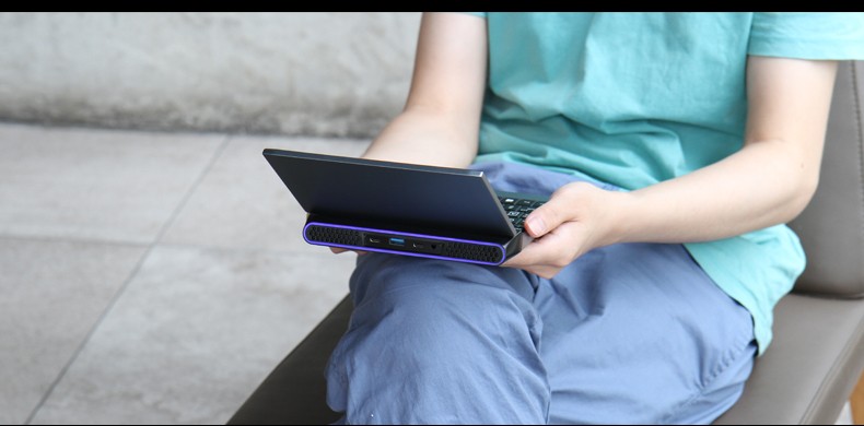 壹号本（ONE-GX1时尚版）十代酷睿i5迷你掌上游戏机7英寸小笔记本电脑PC口袋轻薄本迷你游戏本 时尚蓝 8G+256G SSD