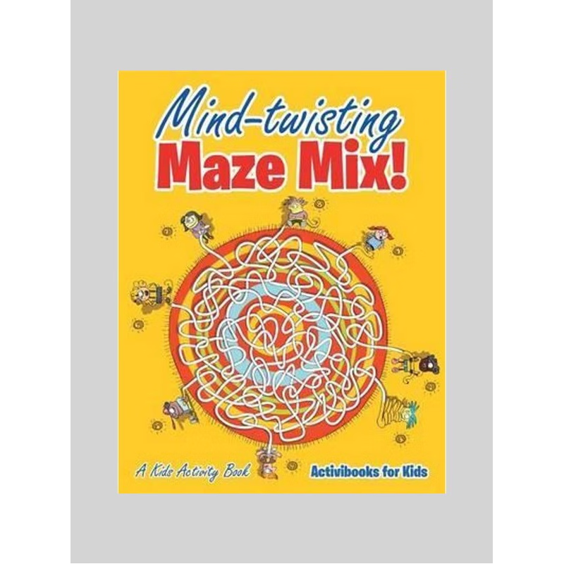 按需印刷Mind-twisting Maze Mix! A Kids Activity Book[9781683215387]
