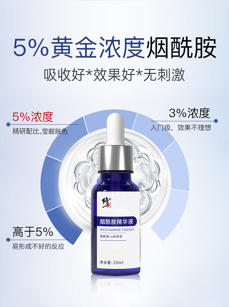 修正 烟酰胺原液5%精华液熊果苷补水保湿面部精华 20ml