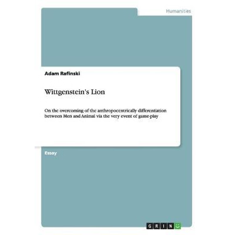 按需印刷Wittgenstein's Lion[9783640360734]