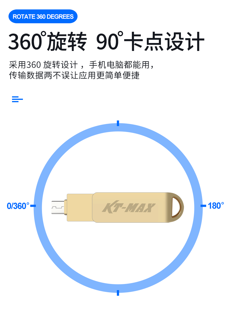 手机电脑两用u盘64g华为小米高速定制图案双头多功能三星小米type-c