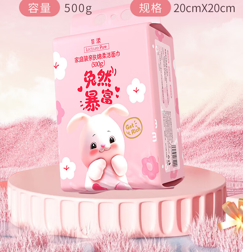 黎漾超厚悬挂式洗脸巾一次性毛巾擦脸巾洗面巾洁面壁挂抽取式家庭装 【升级特厚】2提/1000克