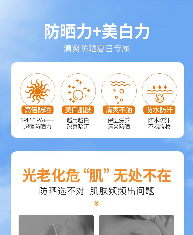 谜草集防晒喷雾面部清爽大学生补水保湿全身不油腻美白男女通用 防晒喷雾150ml*1瓶