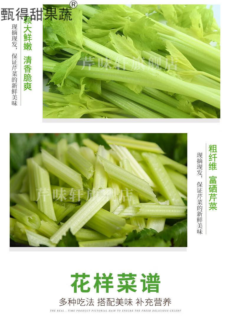 马家沟芹菜 山东青岛平度马家沟芹菜新鲜蔬菜大叶黄芹菜嫩芯4斤芹菜
