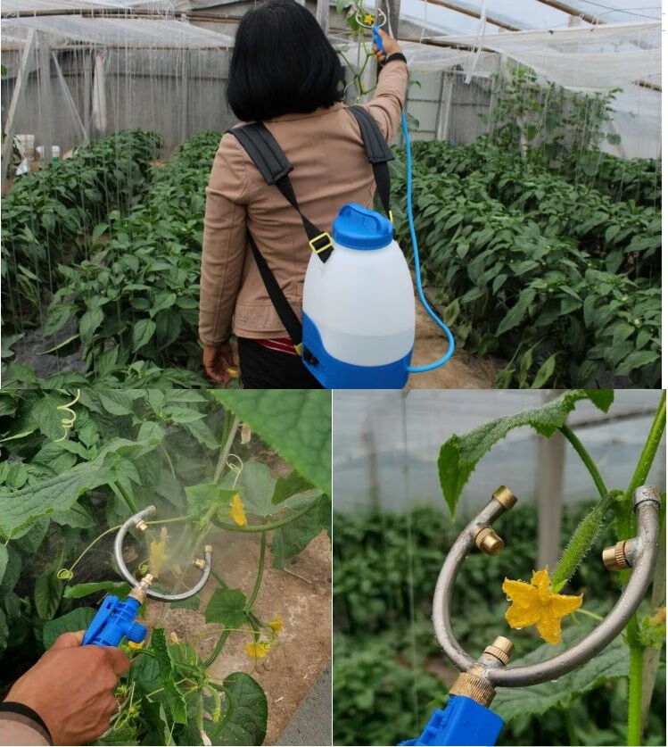 喷花器点花器黄瓜沾花器樱桃授粉电动喷花授粉器 科能三代电动喷花器