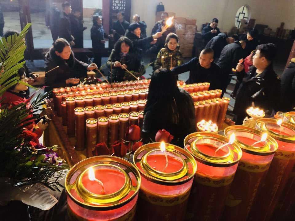 雅迎七天酥油灯供佛蜡烛求财学平安狐仙供灯法会点灯缘益坊厂家直销