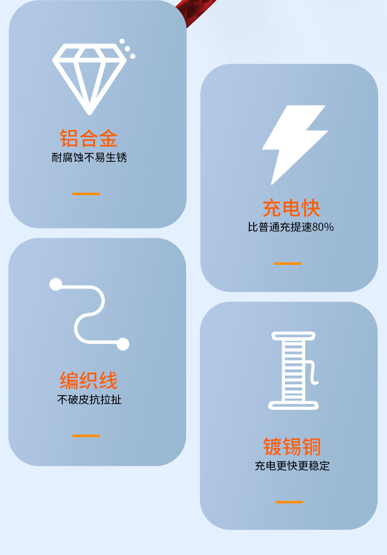 摩力小象 快充 数据线 适用于苹果iPhone13/12Pro Max/11手机充电线 A to 苹果黑色 2m