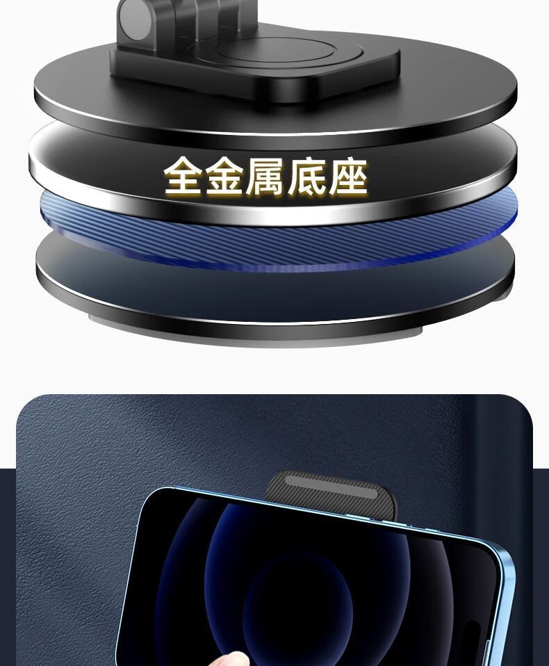 话语桌面ipad支手机通用平板支撑架便携360度美妆工具 颜色随机