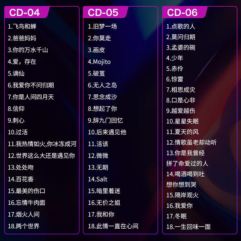 车载u盘带音乐汽车歌曲高品质2020热门新歌cd碟片车载正版流行歌曲