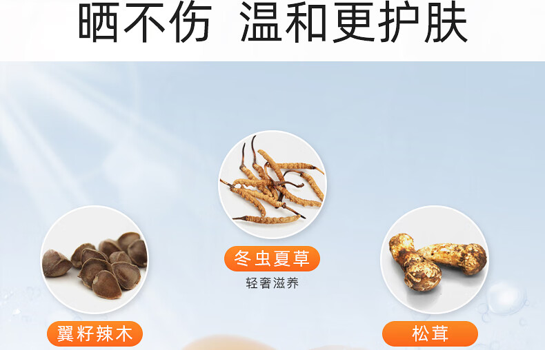 高姿多维光护防晒霜SPF50+PA+++户外防晒脸部美白防晒轻薄不油腻 多维光护美白防晒霜50g