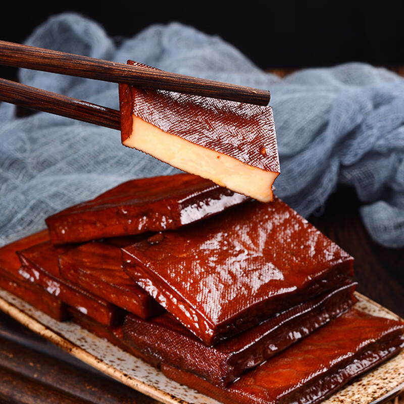 思乡山平江酱干五香墨豆干香干湖南特产老卤盐干烟熏豆腐干零食新口味