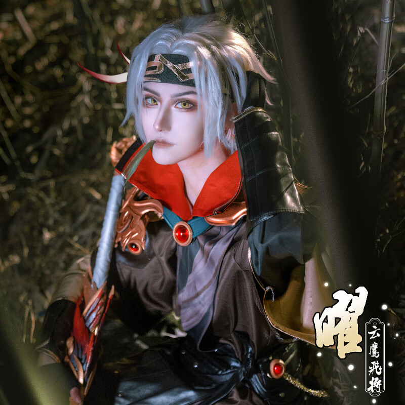 tificy王者农药cos服东方曜fmvp云鹰飞将cosplay衣服假发鞋子剑全套装