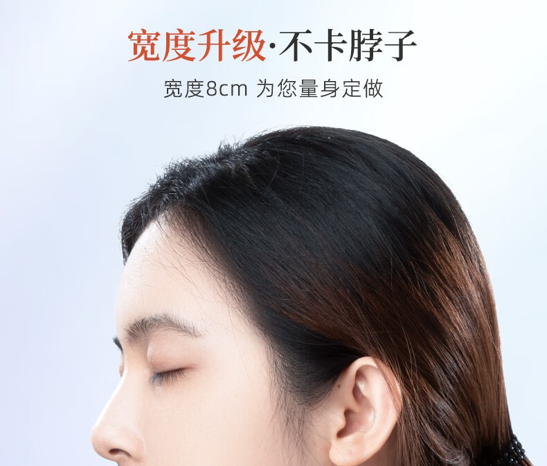 妮丽雅定制款颈膜固定带可水洗颈部敷脖子面膜颈带绑带颈纹带辅助工具 香芋粉黛【不卡不勒脖子】