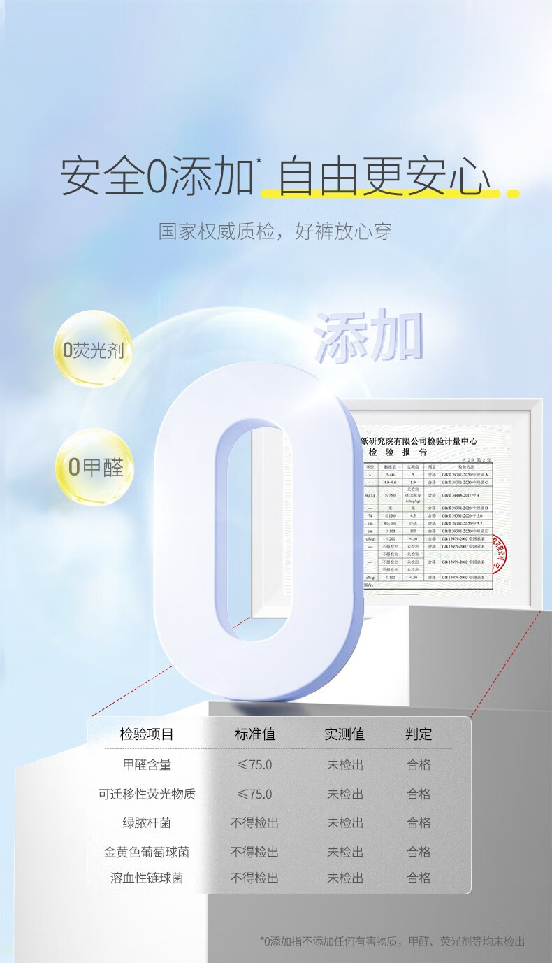 自由点（FREEMORE）超薄安心裤女性裤型卫生巾成人拉拉裤 10条 均码M-L