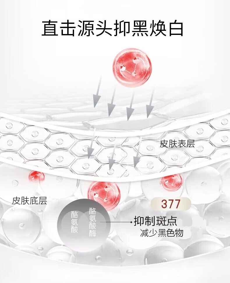DR.VILLE+美白祛斑霜烟酰胺祛斑淡斑抗皱提亮肤色改善暗沉击退顽固斑点 一瓶装【半年内斑点适用】