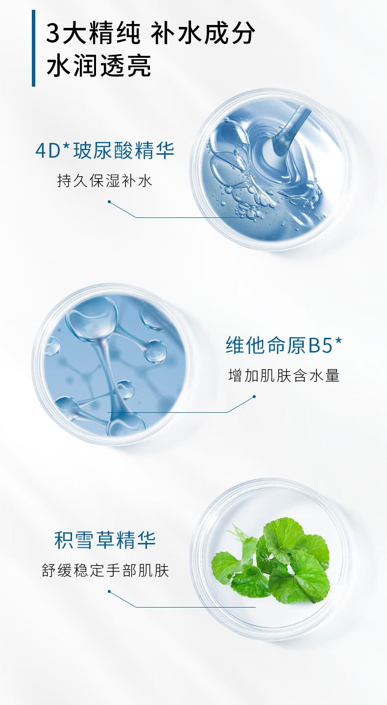 TWG 精华护手霜补水保湿防干裂果酸六胜肽数字瓶 护手霜套盒/30g*4支 TWG护手套装*4支