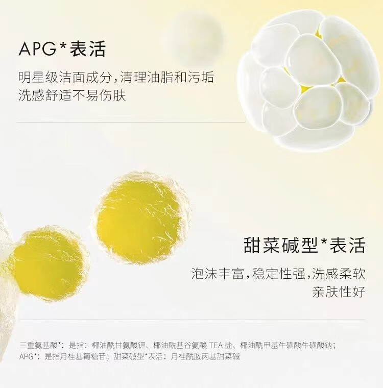 悦芙媞（Hapsode）洁颜蜜氨基酸洁面洗面奶深度清洁毛孔温和保湿洗卸合一男女学生 洁颜蜜 300ml