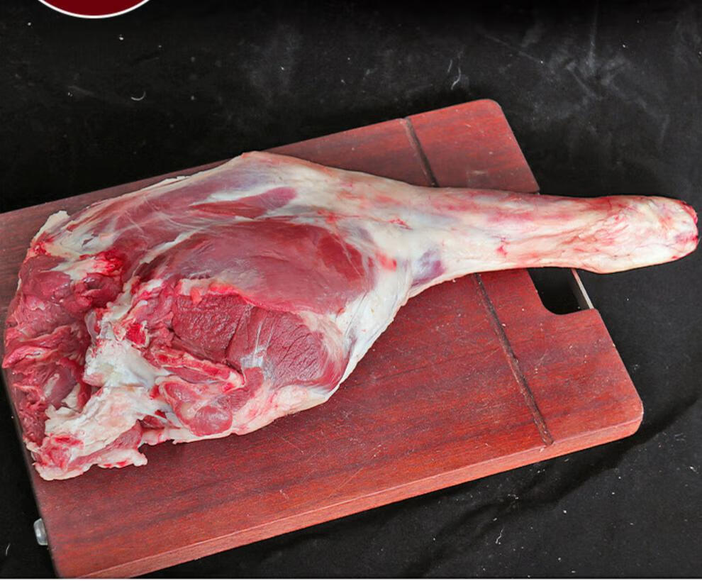 羊肉新鲜现杀羊腿整只5斤生鲜羊肉带骨羊前后腿肉烧烤羊肉串烤羊腿