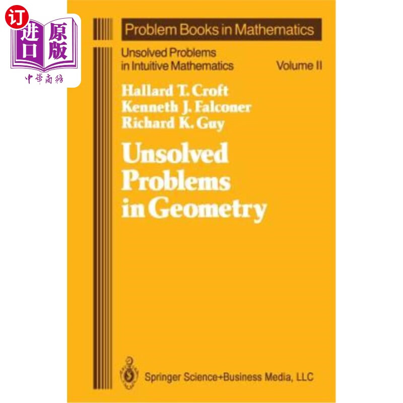 【中商海外直订】unsolved problems in geometry: unsolved.