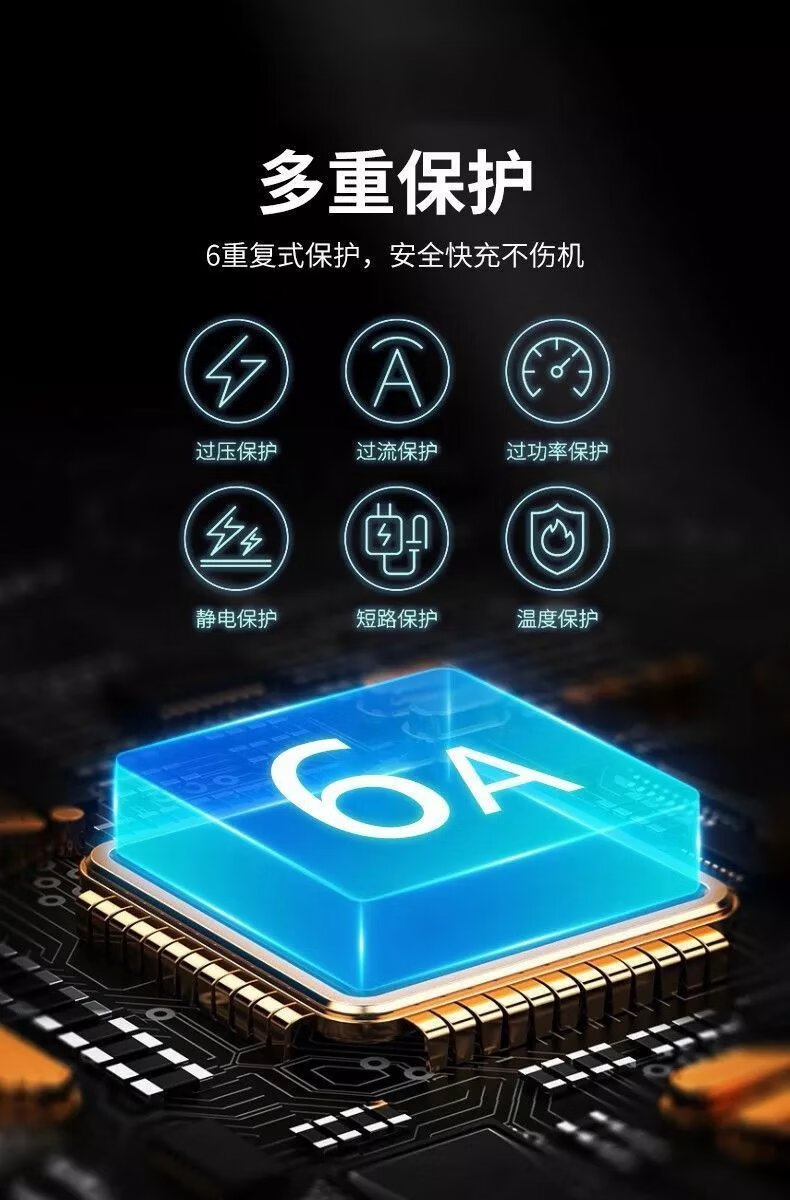 8，【精選】適用華爲6A充電線Type-C快充mate40pro手機榮耀通用66W數據線 安卓數據線 1條裝 1米