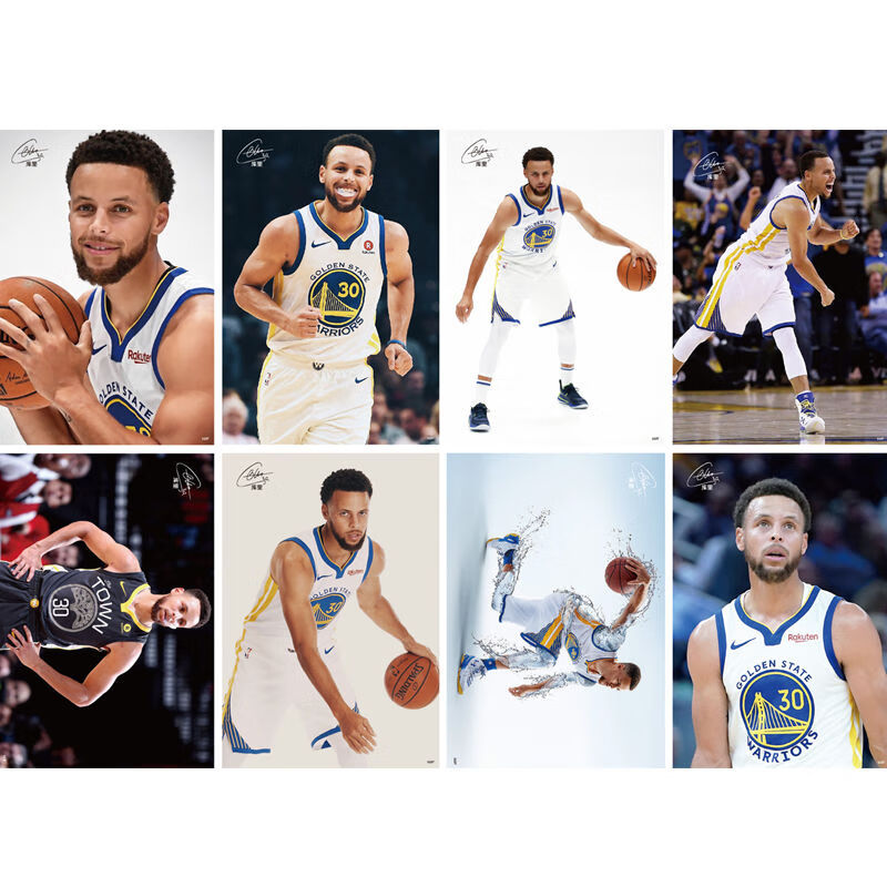 球星推荐库里海报新款nba勇士队周边斯蒂芬库里stephencurry应援海报