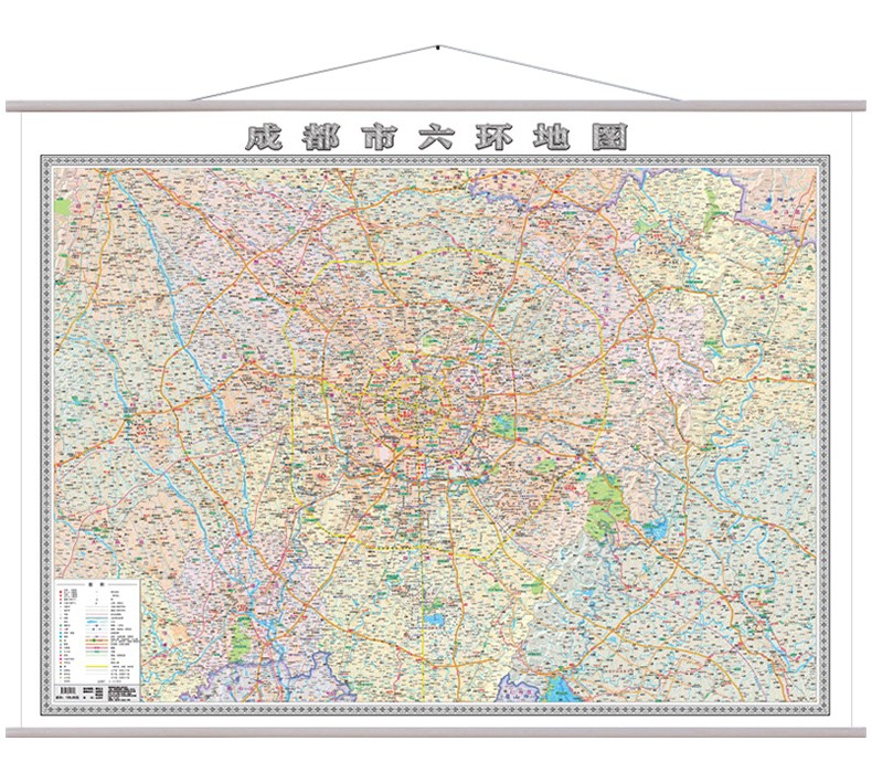 2022年成都市地图城区六环15米11米