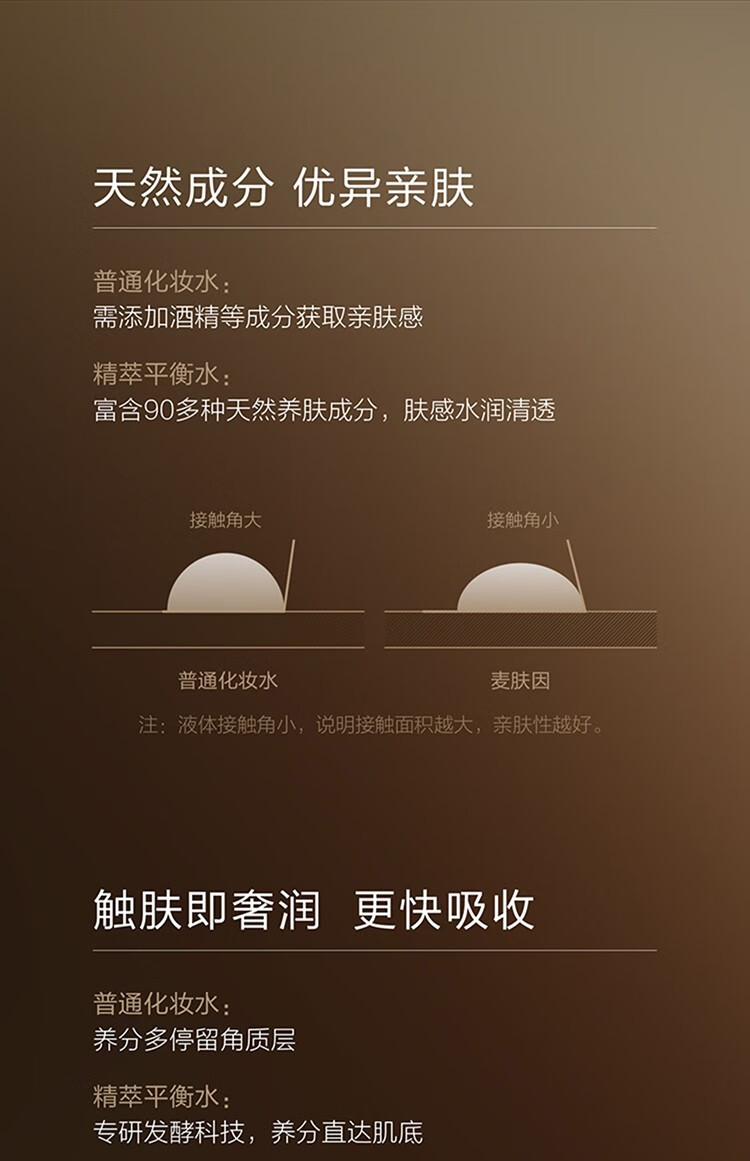 麦吉丽（Mageline）酵母精萃爽肤水平衡水 柔肤水保湿控油水油二次清洁收毛孔男女 中样平衡水40ml