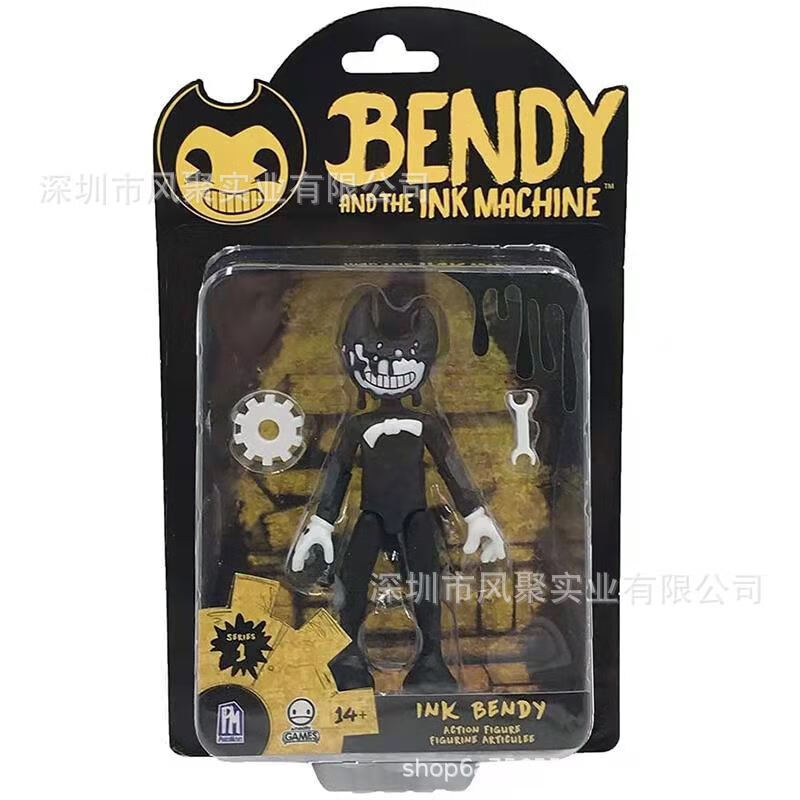 定制班迪与墨水机器bendyandtheinkmachine可动人偶模型恶魔班迪可爱