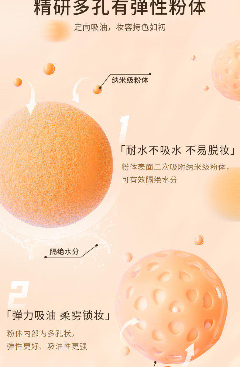 美颜日志蚕丝柔焦持妆散粉定妆粉蜜粉控油持久不脱妆透明哑光油敏肌适用 散粉一盒