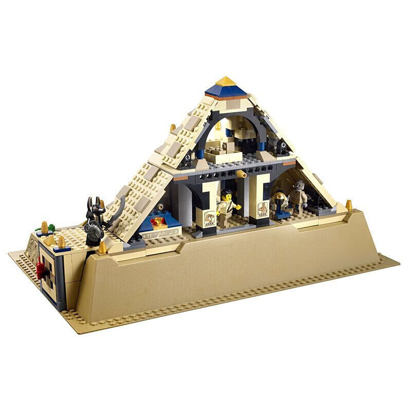 兼容积木金字塔积木7327金字塔木乃伊埃及法老蝎子王探险人仔拼装玩具
