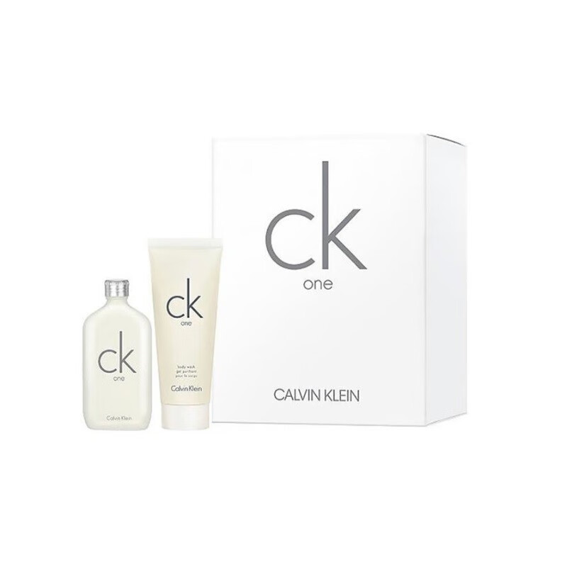 Calvin Klein卡莱优CK ONE男女士淡香水 清新果香CK中性香水 送男友节日礼物 100ml
