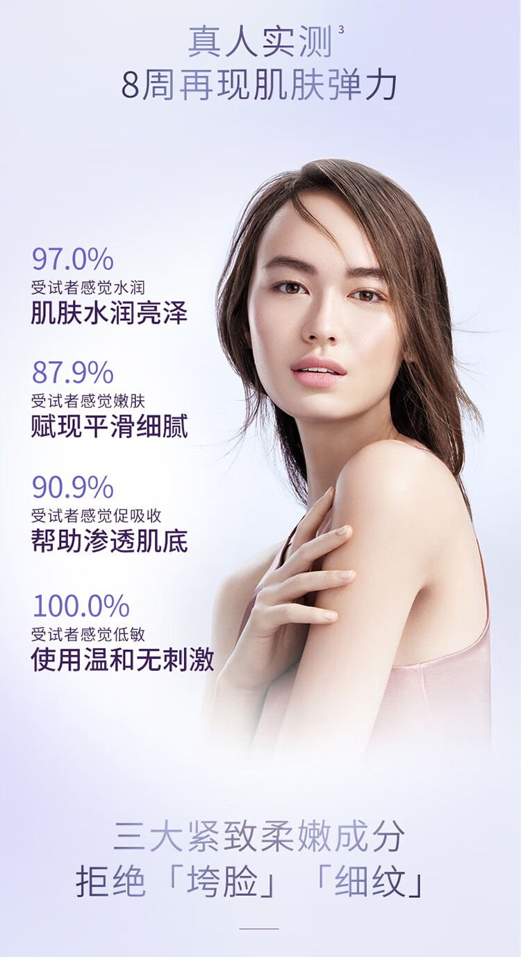 卓沿（SKIN ADVANCED）屈臣氏SA卓沿白金紧致赋妍护肤套装敏肌适用 精华水150毫升+乳液60毫升