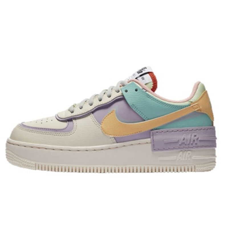 带气垫 air force 1 af1 新款空军一号反光冰蓝解构白蓝马卡龙sn6377