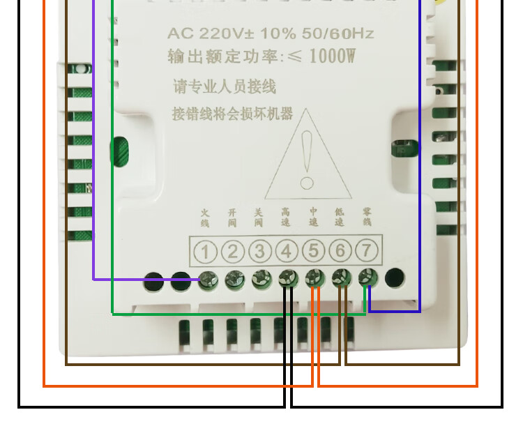 定做智能新风系统控制面板新风控制开关新风三速交换器液晶电子控制器