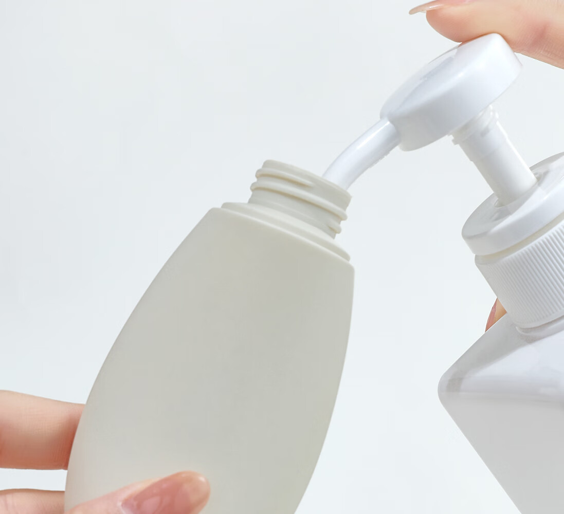 悦美时刻 INS北欧风化妆品分装瓶旅行套装软管挤压式乳液瓶洗发水沐浴露瓶 60mL*3(北欧色三件套）