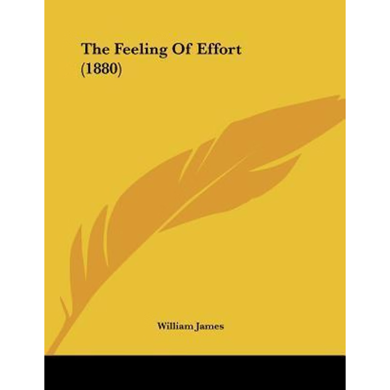 按需印刷The Feeling Of Effort (1880)[9781120879165]