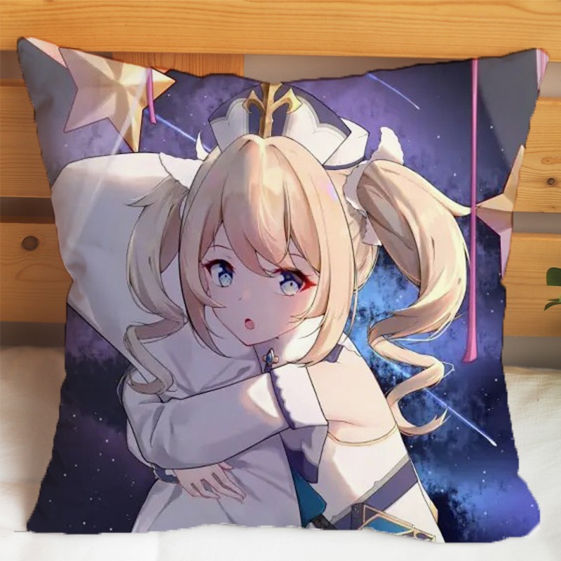 岙筱原神周边派蒙刻晴抱枕头菲谢尔可莉二次元动漫等身兔兔安柏玩偶