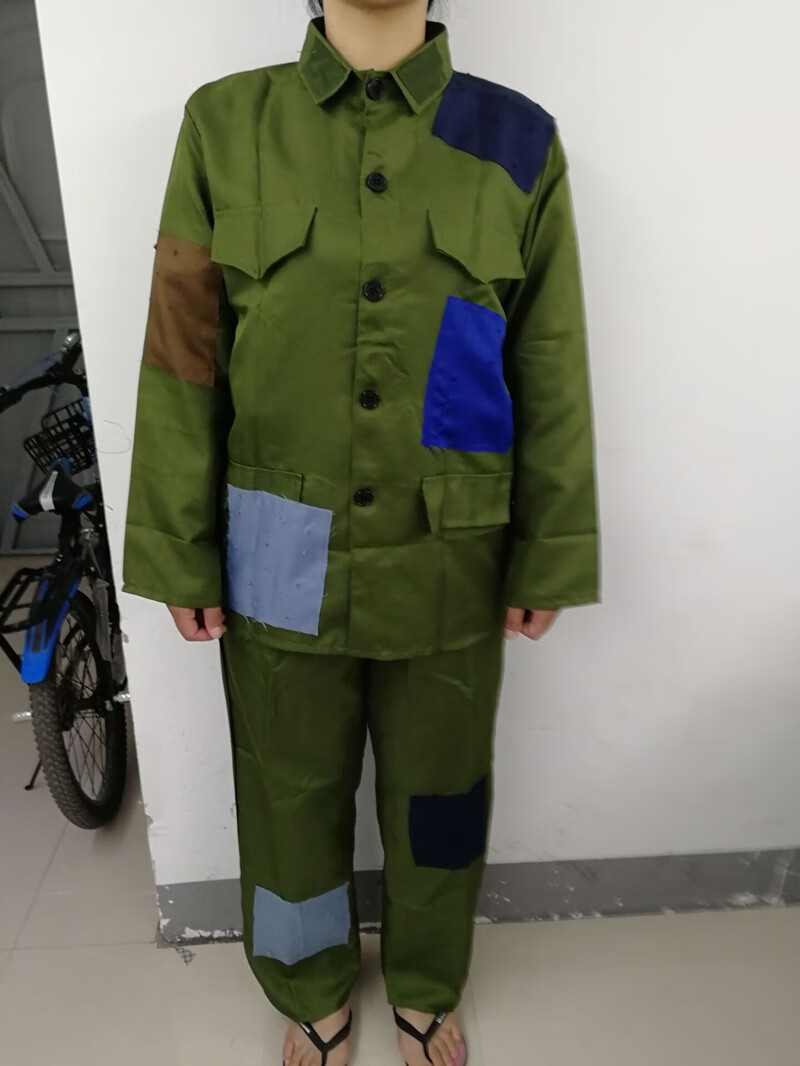 男女叫花子服装乞丐服套装古代丐帮要饭衣服补丁演出服破烂古装搞笑女